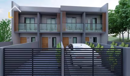 Casa com 2 dormitórios à venda, 63 m² por R$ 299.000 - Nova Brasília em Joinville