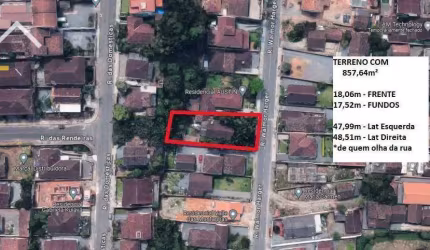 Terreno à venda, 857 m² por R$ 790.000,00 - Costa e Silva - Joinville/SC