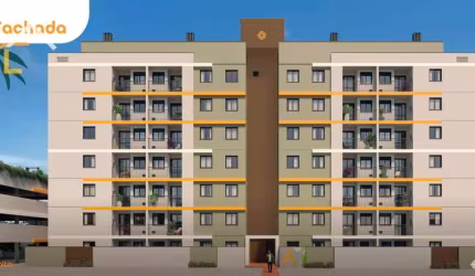 Apartamento com 2 dormitórios à venda, 52 m² por R$ 363.020,72 - Anita Garibaldi - Joinville/SC