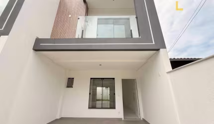 Casa  Geminada com 3 dormitórios, sendo1 suíte, à venda, 110 m² por R$ 599.000 - Bom Retiro - Joinville/SC