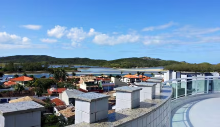 Asset Imóveis vende cobertura duplex com 3 quartos (2 suítes), 205m², por R$ 1.800.000 - Passagem - Cabo Frio/RJ