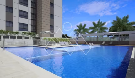 Acquabrasil Apartamento, 3 quartos (1 suíte), 1 vaga, área útil de 65,00m², novo!