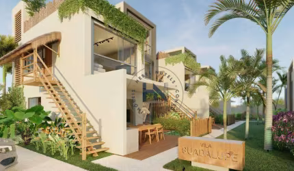 Bangalô com 2 dormitórios à venda, 117 m² por R$ 876.330,00 - Praia do Patacho - Porto de Pedras/AL