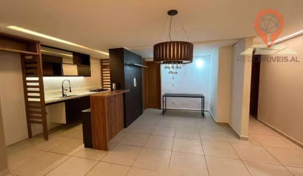 Apartamento com 3 dormitórios para alugar, 110 m² por R$ 5.500,00/mês - Farol - Maceió/AL