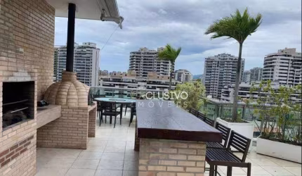 Cobertura com 5 dormitórios à venda, 580 m² por R$ 12.000.000 - Barra da Tijuca - Rio de Janeiro/RJ