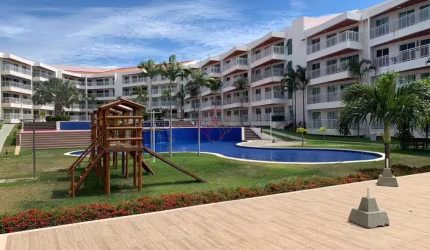 Venda apartamento no Porto da Dunas Apartamento a venda no Ed Solarium Residence Aquiraz