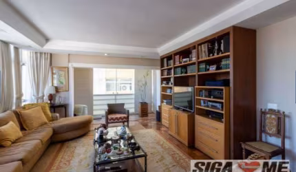 VENDE- SE APARTAMENTO 210 M² EM UMA DAS MAIS BELAS RUAS DE HIGIENÓPOLIS