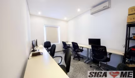 SALA COMERCIAL EM COWORKING NO BROOKLIN, ESPAÇO PARA 8 PESSOAS com 14m2.