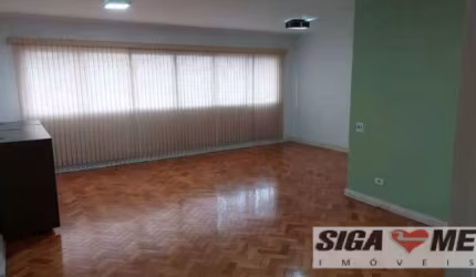 Apartamento em Campo Belo com 128m²/Locação R$5.500,00