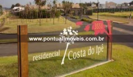 Terreno à venda em Marília no Condomínio Residencial Costa do Ipê