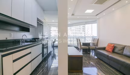 Apartamento com 53m² mobiliado com vista para o 18 do Forte