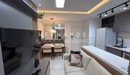 Apartamento à venda em Barueri-SP, Alphaville Empresarial: 2 quartos, 2 salas, 1 banheiro, 1 vaga, 52m².