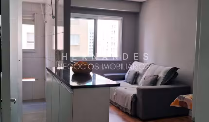 Apartamento à venda no Inspire Flores no Centro de Barueri-SP: 2 quartos, 2 salas, 1 banheiro, 1 vaga e 51m² de área!