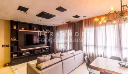 Imóvel exclusivo à venda em Barueri-SP: Apartamento 1 quarto, 1 suite, 2 salas, 2 banheiros, 2 vagas, 76m² no Sítio Tamboré Alphaville.