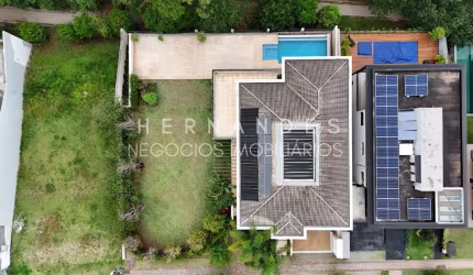 Itahyê - maravilhosa casa em 2 lotes, com vista permanente para a mata nativa em Alphaville - SP