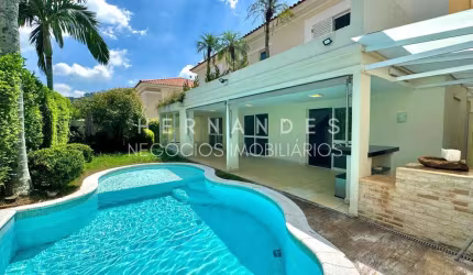 Tamboré 5 - casa dupla, com piscina e espaço gourmet, sem vizinhos de frente! Em Alphaville