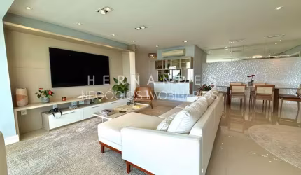 Ed. Ereditá - mobiliado e decorado, com vista permanente para a mata em Alphaville com 3 suítes e 202m²