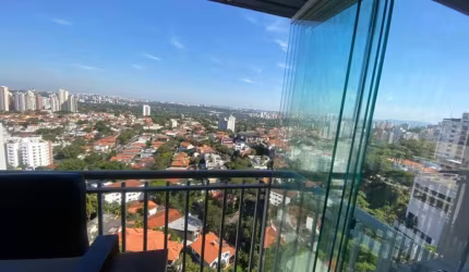 COBERTURA DUPLEX COM 74 M², VISTA ÚNICA ,1 SUÍTE,01 VAGA,REFORMADA, MODERNA, MOBILIADA