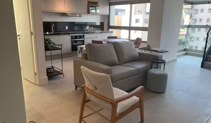 85,83m² au  DUPLEX MOBILIADO - MEGA SUÍTE LINDO DE VIVER