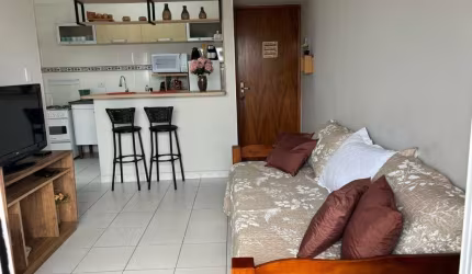 APARTAMENTO COM 46 METROS QUADRADOS 1 DORMITORIO NA PRAIA GRANDE
