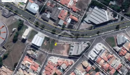 Terreno comercial com 381m na Avenida Visconde de Indaiatuba com frente para 2 ruas