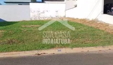 Terreno plano com 305m² no condomínio Piemonte - Indaiatuba/SP
