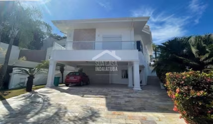 Sobrado com 4 suítes e Piscina no condomínio Jardim Paradiso em Indaiatuba