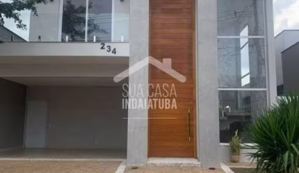 Sobrado com 3 suítes e piscina em condomínio fechado