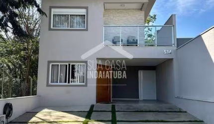 Lindo sobrado no condomínio Park Real - Indaiatuba