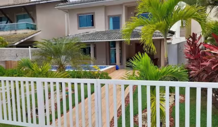 Casa em condomínio fechado com 3 quartos à venda na ALAMEDA DAS PALMEIRAS, Abrantes, Camaçari, 139 m2 por R$ 980.000