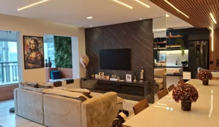 Apartamento com varanda gourmet no Tatuapé