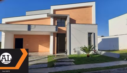 Ótima casa térrea à venda no condomínio Ibiti Reserva com 169 m2 de área construída com 3 suítes sendo uma com closet, piscina, garagem para 4 carros