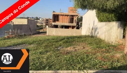 Ótimo terreno á venda no condomínio Campos do Conde com 250 m2 de área sendo 10x25, há 4km da Rodovia Castelo Branco e perto de comércio em geral.