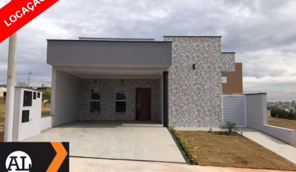 Casa térrea para locação no Condomínio IBITI Reserva com 3 suítes moduladas sendo uma com closet, área gourmet, 4 aparelhos de ar condicionados