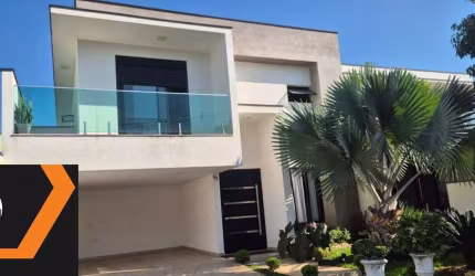 Casa sobrado para locação Mobiliada no Condomínio Ibiti Reserva em Sorocaba com 230 m2 de área construída, com 3 suítes sendo uma com closet e ar cond