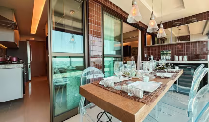 Apartamento Mobiliado em Candeias - 97 m², 3 Quartos e Vista Mar - Edf Ocean Way