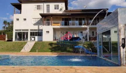 Casa com 5 dormitórios à venda, 800 m² por R$ 2.240.000,00 - Chácara Residencial Paraíso Marriot - Itu/SP