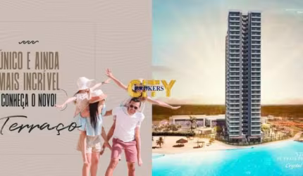 Vende-se Ágio Torre Terraço Brasil Beach Home Resort