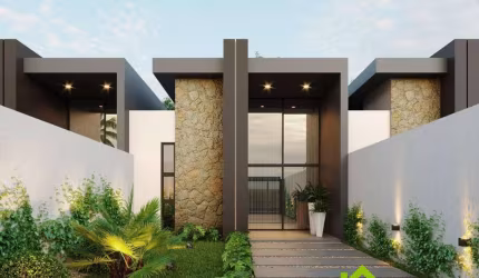 Casa a Venda Plana com 03 Quartos no Eusébio- Ceará