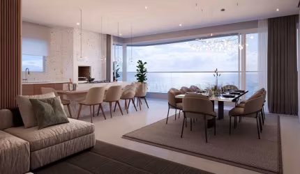 ALTO PADRÃO NO ED LE BLANC BRAVA RESIDENCE COM 3 OU 4 SUÍTES NA PRAIA BRAVA.
