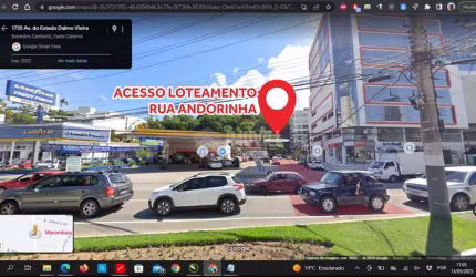 IMPERDÍVEL - INVESTIMENTO - TERRENO EM LOTEAMENTO APROVADO A APENAS 630M DA PRAIA DE BALNEÁRIO CAMBORIÚ