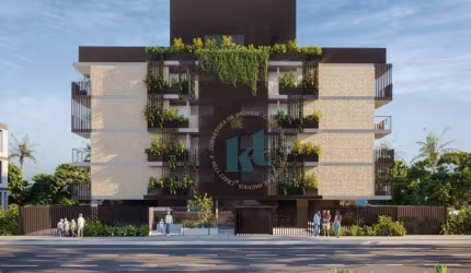 Apartamento com 2 dormitórios à venda, 66 m² por R$ 929.317,34 - Ponta de Campina - Cabedelo/PB
