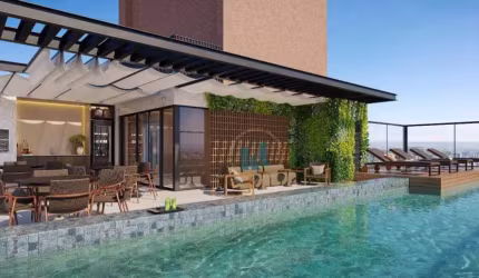 Apartamento com 1 dormitório à venda, 21 m² por R$ 297.065,71 - Miramar - João Pessoa/PB