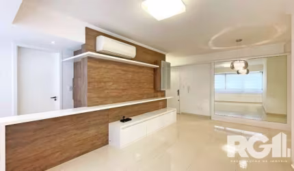 Apartamento com 79 m2 de 2 dormitórios com uma suíte e uma vaga..