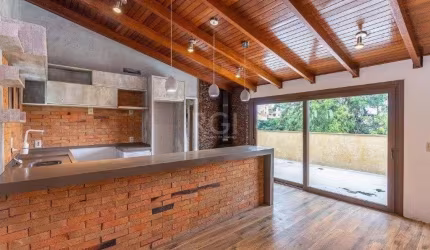 Cobertura de 140m² - 3 dormitórios, 2 banheiros, terraço com churrasqueira e 1 v