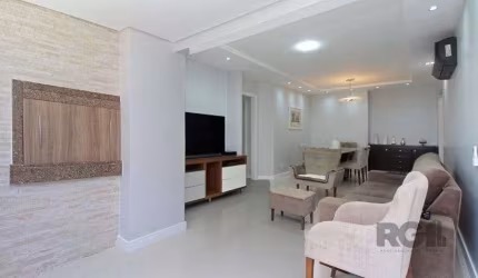 Excelente apartamento de 109,37m² com 3 dormitórios e 1 vaga de garagem.