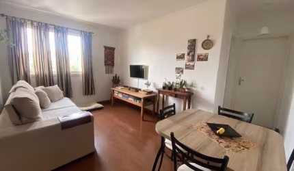 Apto de 1 dormitório com 48,73m² com um living amplo, criando um ambiente acolhe