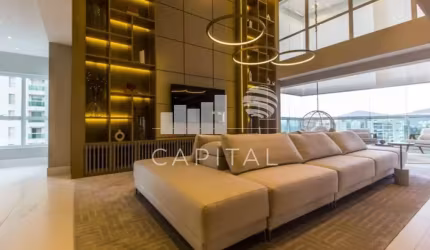 Apartamento À Venda Mobiliado Com, 4 Suítes, 5 Banheiros, 4 Vagas, 376m²