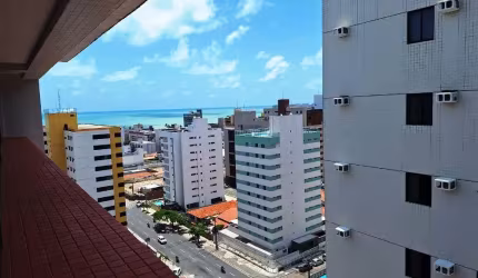 REF: AP057 - Flat à Venda, João Pessoa, Cabo Branco, 1 quarto, vista para o mar