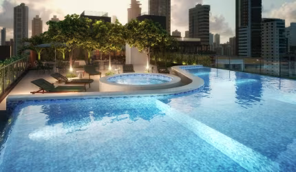 REF: LA018 - Lançamento, Flat à Venda, Cabo Branco, studio, 1 e 2 quartos